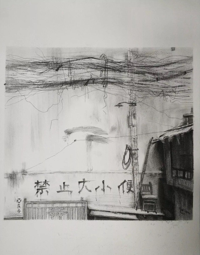 中央美术学院版画系姜晓东设计素描欣赏 光影素描